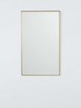 John Lewis Dalston Aluminium Rectangular Wall Mirror, 100 x 60cm