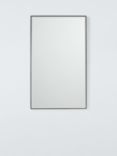 John Lewis Dalston Aluminium Rectangular Wall Mirror, 100 x 60cm, Gunmetal