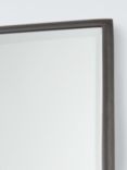 John Lewis Dalston Aluminium Rectangular Wall Mirror, 100 x 60cm, Gunmetal