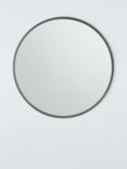 John Lewis Rye Metal Frame Round Wall Mirror, 80cm