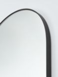 John Lewis Scandi Leaner Arch Full Length Mirror, 180 x 60 cm, Black