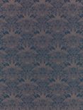 Clarke & Clarke Leopardo Made to Measure Curtains or Roman Blind, Midnight/Copper