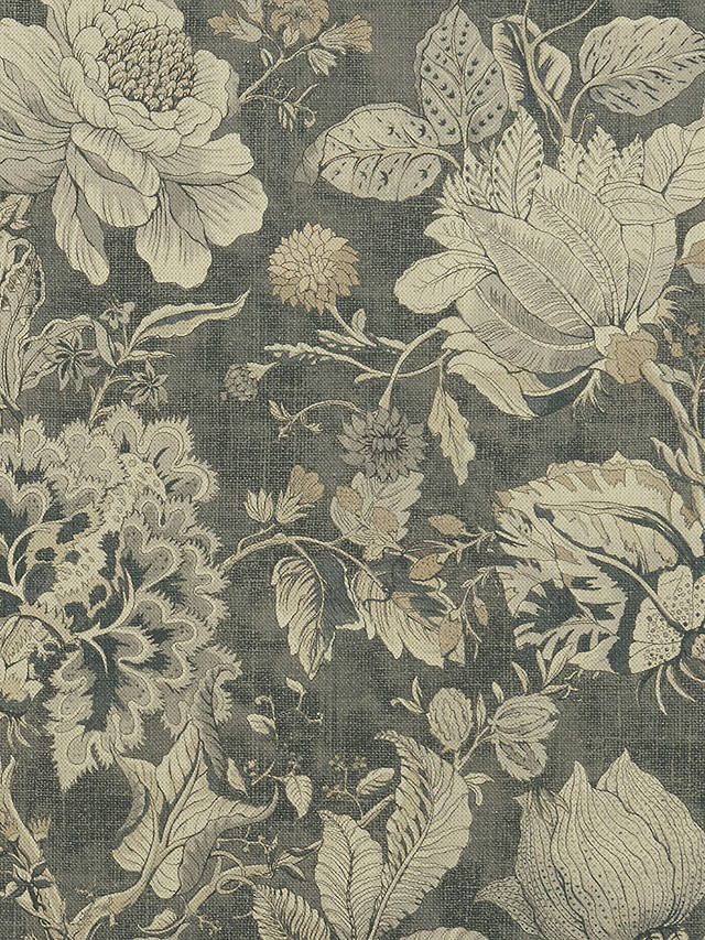 Clarke & Clarke Sissinghurst Furnishing Fabric, Charcoal