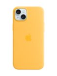 Apple Silicone Case with MagSafe for iPhone 15 Plus, Sunshine