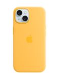 Apple Silicone Case with MagSafe for iPhone 15, Sunshine