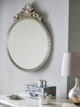 Laura Ashley Overton Round Wall Mirror, 73 x 58cm