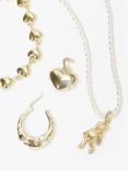 Daisy London Pearl Beaded Necklace, Gold