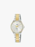 Lorus Women's Sapphire Bracelet Strap Watch, Gold/Silver