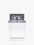 Bosch Series 2 SPV2HKX42G Fully Integrated Slimline Dishwasher, Stainless Steel