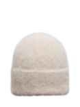 SELECTED FEMME Fiona Wool Beanie Hat, Sandshell