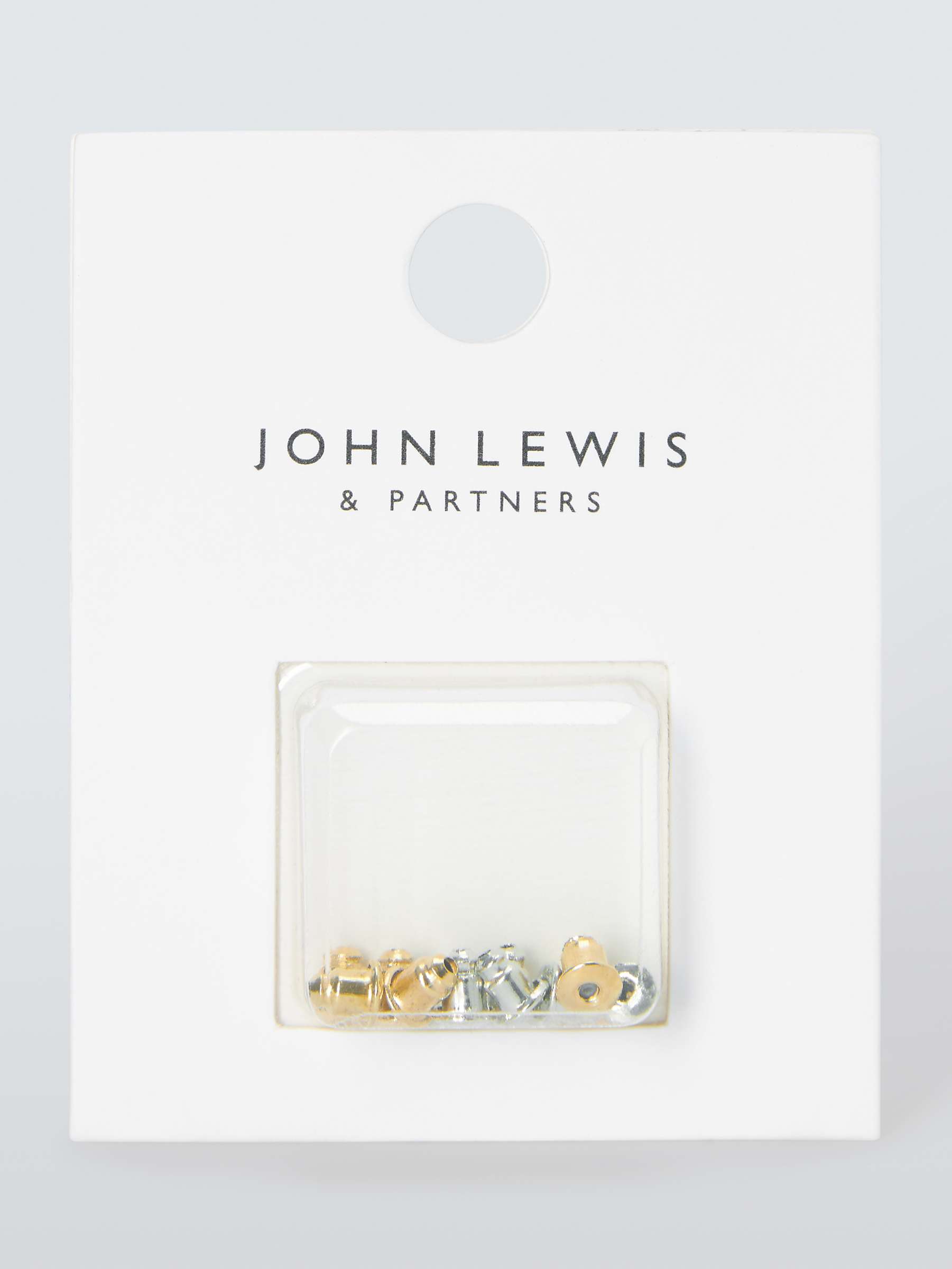 Buy John Lewis Bullet Style Earring Backs, Gold and Silver Online at johnlewis.com