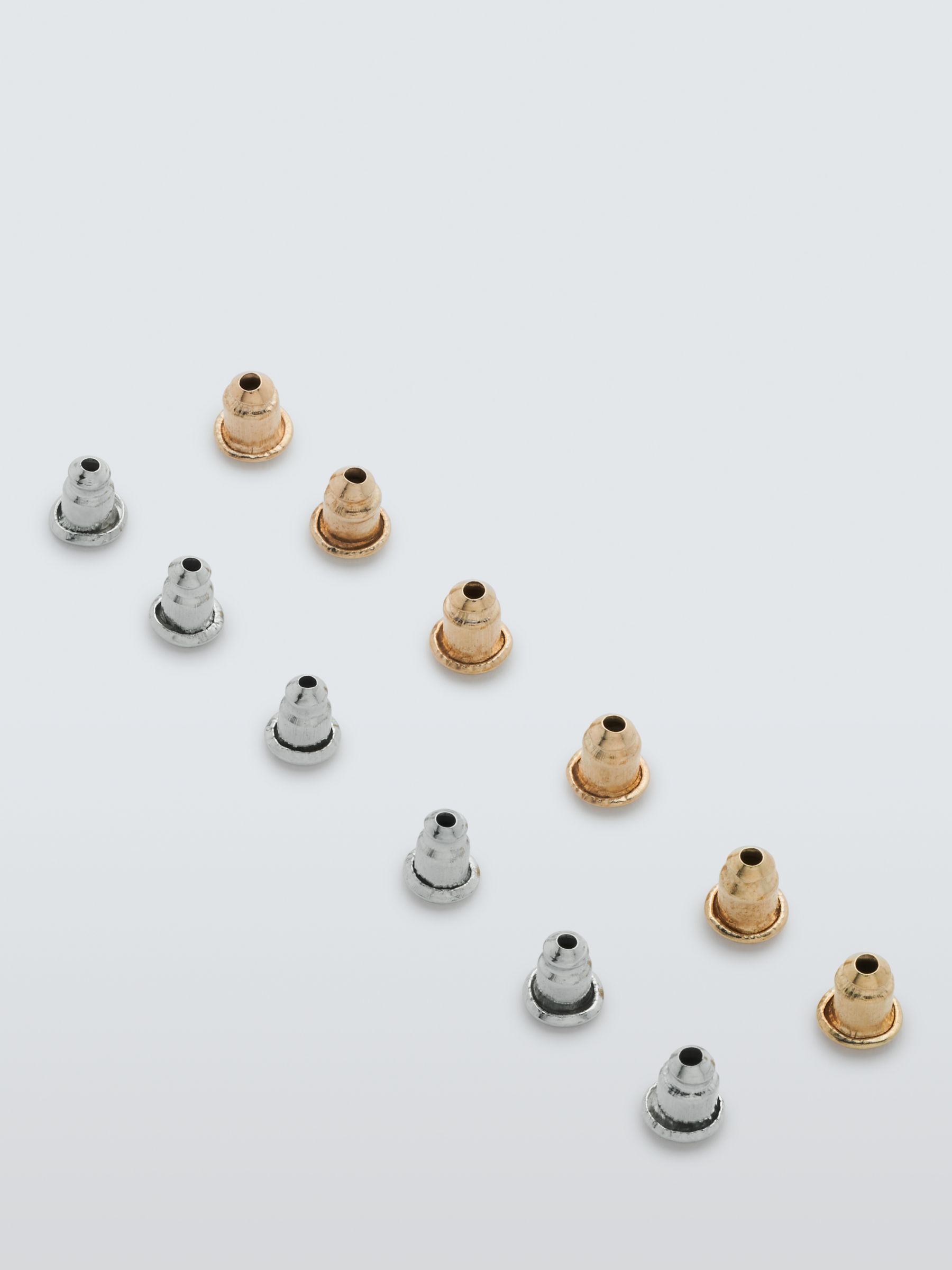 Buy John Lewis Bullet Style Earring Backs, Gold and Silver Online at johnlewis.com