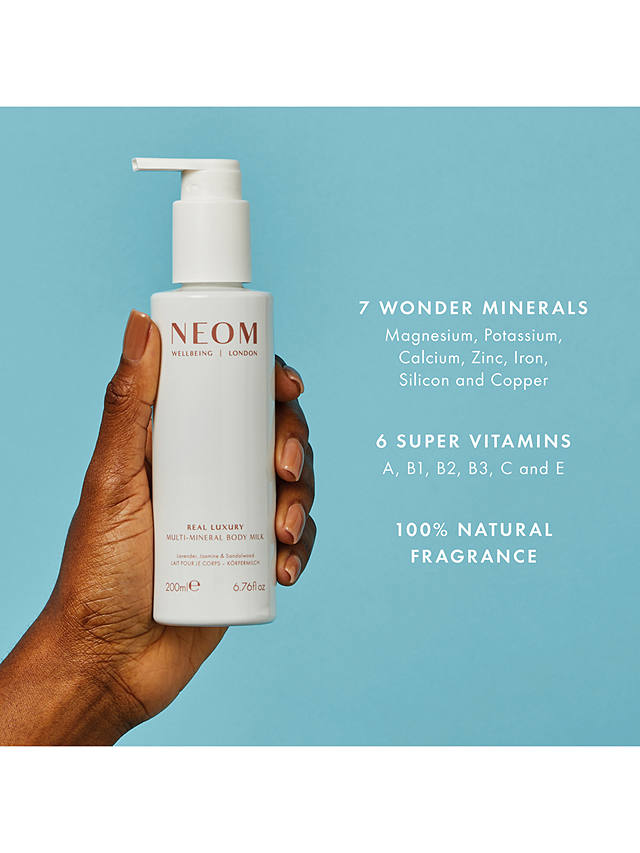 Neom Organics London Real Luxury Multi-Mineral Body Milk, 200ml 2
