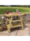 Zest Wooden BBQ Side Table, Natural