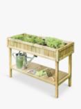 Zest Wooden Raised Herb Planter, Natural