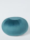 John Lewis Moroccan Velvet Bean Bag Pouffe, Teal