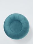 John Lewis Moroccan Velvet Bean Bag Pouffe, Teal