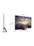 Samsung QE65QN800D (2024) Neo QLED HDR 8K Ultra HD Smart TV, 65 inch with TVPlus & Dolby Atmos, Graphite Black