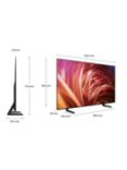 Samsung QE55QN85D (2024) Neo QLED HDR 4K Ultra HD Smart TV, 55 inch with TVPlus & Dolby Atmos, Carbon Silver