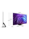 Samsung QE55S95D (2024) OLED HDR 4K Ultra HD Smart TV, 55 inch with TVPlus & Dolby Atmos, Graphite Black