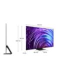 Samsung QE77S95D (2024) OLED HDR 4K Ultra HD Smart TV, 77 inch with TVPlus & Dolby Atmos, Graphite Black
