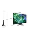 Samsung QE55S90D (2024) OLED HDR 4K Ultra HD Smart TV, 55 inch with TVPlus & Dolby Atmos, Graphite Black