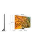 Samsung QE55Q80D (2024) QLED HDR 4K Ultra HD Smart TV, 55 inch with TVPlus & Dolby Atmos, Eclipse Silver