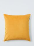Morris & Co. Golden Lily Velvet Cushion, Ink