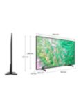 Samsung UE50DU8000 (2024) LED HDR 4K Ultra HD Smart TV, 50 inch with TVPlus, Black