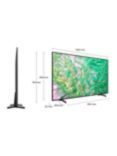Samsung UE55DU8000 (2024) LED HDR 4K Ultra HD Smart TV, 55 inch with TVPlus, Black