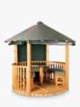 Breeze House Mara Slate Effect Tile Roof Circular Gazebo, FSC-Certified (Scandinavian Redwood)