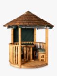 Breeze House Oasis Cedar Shingle Roof Circular Gazebo, FSC-Certified (Scandinavian Redwood)