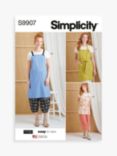 Simplicity Misses' Aprons and Pants Sewing Pattern, S9907