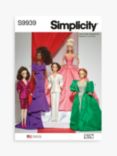 Simplicity 29cm Fashion Doll Clothes Sewing Pattern, S9939