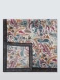 John Lewis Paisley Print Silk Bandana Scarf, Multi