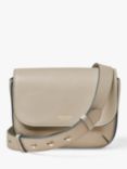 Aspinal of London Ella Smooth Leather Crossbody Bag, Dove Grey