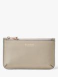 Aspinal of London Ella Leather Card and Coin Holder, Dove Grey