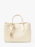 Aspinal of London Slot Weave Leather London Midi Tote Bag