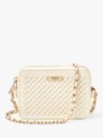 Aspinal of London Milly Slot Weave Leather Cross Body Bag, Ivory