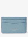 Aspinal of London Pebble Leather Slim Credit Card Case, Cornflower