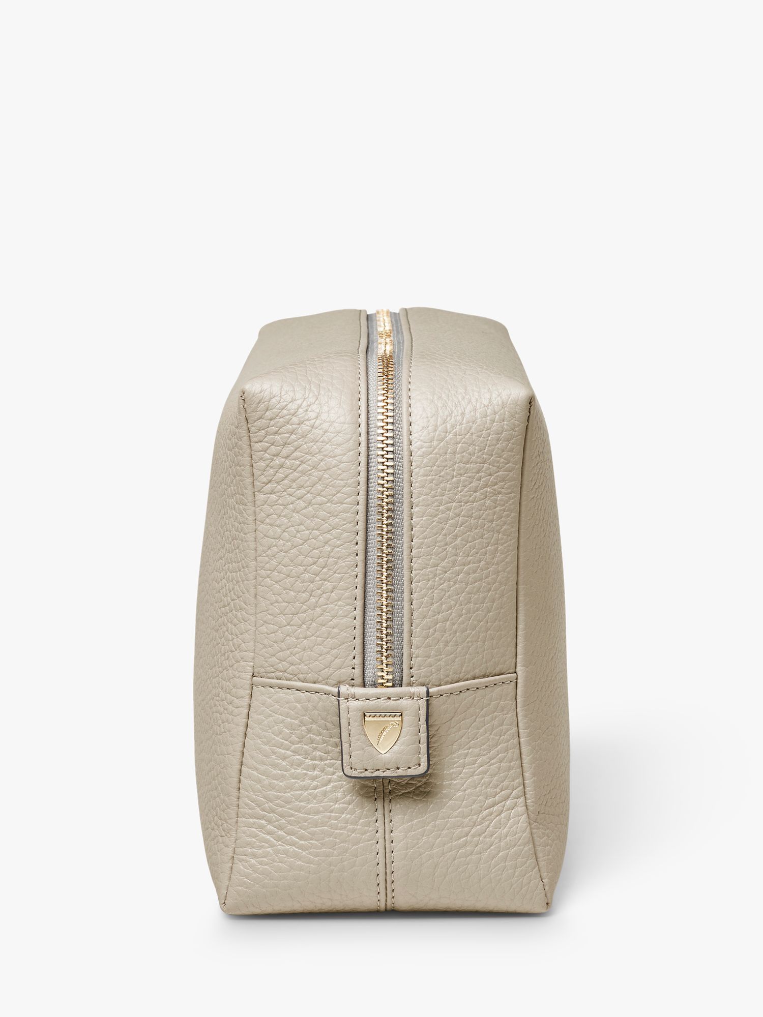 Buy Aspinal of London Large Pebble Leather Toiletry Bag Online at johnlewis.com