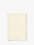 Aspinal of London Pebble Leather Passport Cover, Ivory