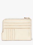 Aspinal of London Pebble Leather Zipped Travel Wallet, Ivory