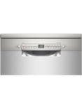 Bosch Series 2 SMS2HVI67G Freestanding Dishwasher, ExtraDry, D Rated, Silver