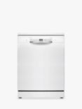 Bosch Series 2 SMS2HVW67G Freestanding Dishwasher, ExtraDry, D Rated, White