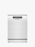 Bosch Series 6 SMS6ZCW10G Freestanding Dishwasher, White