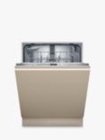 Neff N30 S153HKX03G Fully Integrated Dishwasher, Stainless Steel