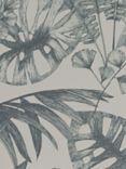 John Lewis Ipanema Heritage Wallpaper, Bluestone