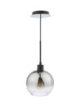 Där Lycia Mirror Pendant Ceiling Light, Black Ombre