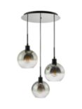 Där Lycia 3 Pendant Cluster Mirror Ceiling Light